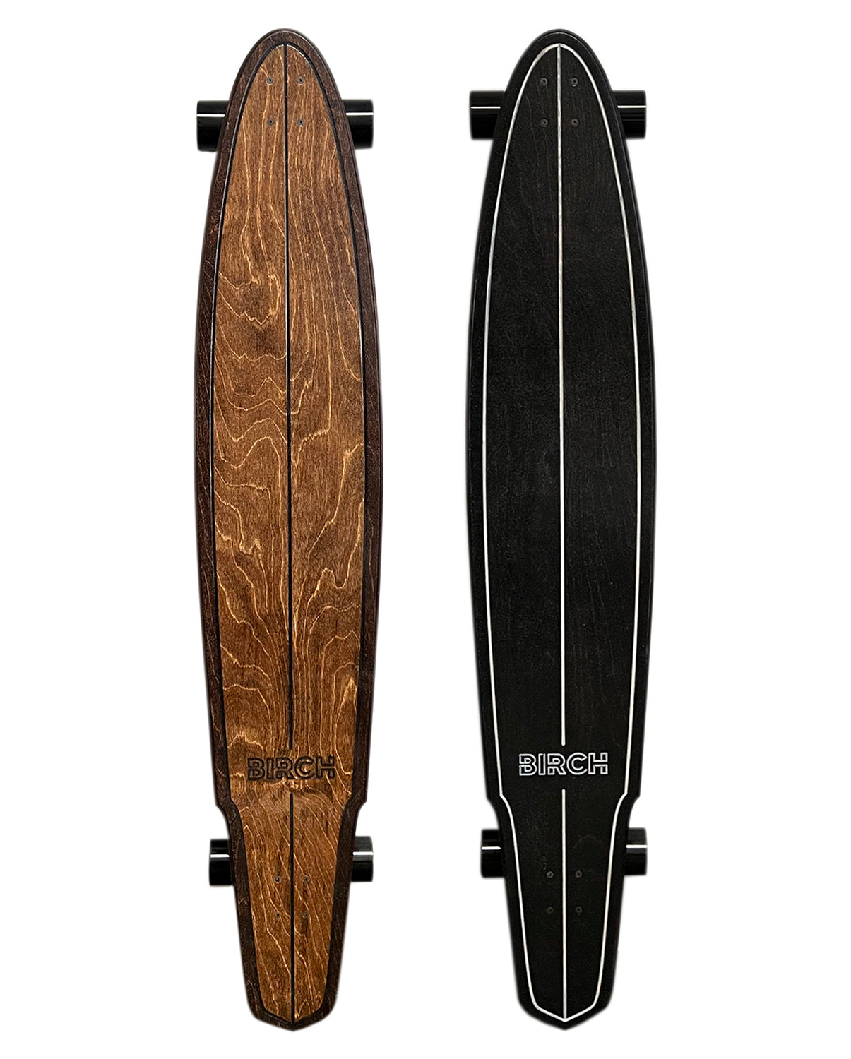 BIRCH 57" SHAKER Longboard Cruiser Skateboard - Complete Setup or Deck Only